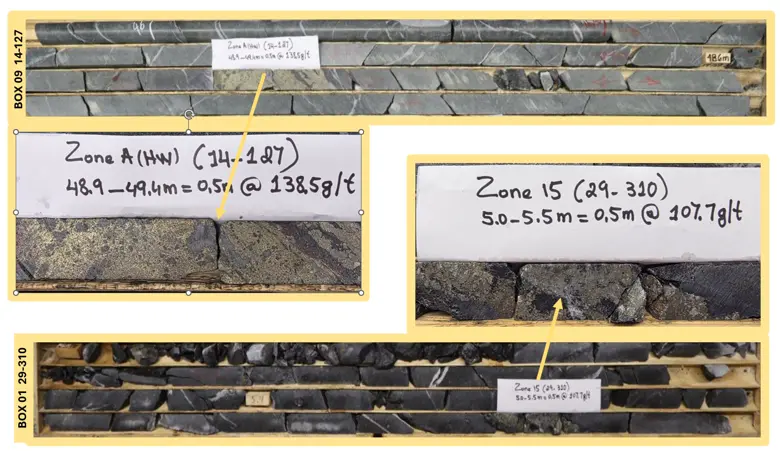 Abcourt intersects 170.9 g/t Au over 0.8 m at Sleeping Giant
