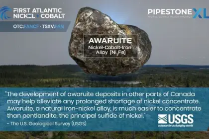 First Atlantic Nickel & Cobalt Produces High Grade Alloy Concentrate Up to 71.9% Nickel and 1.76% Cobalt from Its Pipestone XL Nickel-Cobalt Alloy Project, Using Its First-Ever ONSHORE MAX (Magnetic Alloy eXtraction) Recovery & Concentration Process, Unveiled at the Fastmarkets Lithium Supply & Battery Raw Materials Conference, Las Vegas, USA