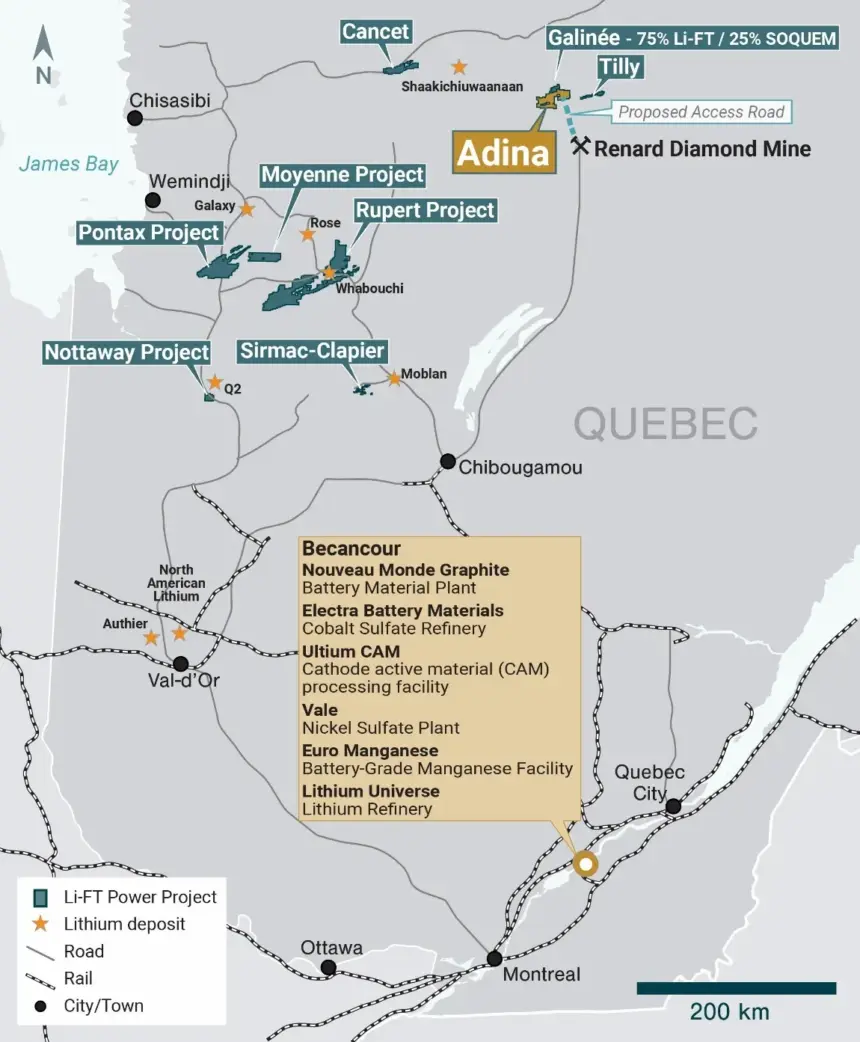 LIFT Enters into Binding Call Option Agreement for the Acquisition of the Renard Mine Site