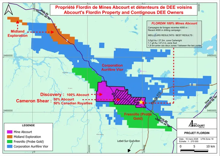 Location of Droits Exclusif d’Exploration (DEE)
