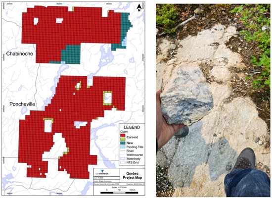 Cannot view this image? Visit: https://miningpresswire.com/wp-content/uploads/sites/16/2026/07/cdn-maverick-expands-james-bay-land-position-with-103-new-claims-including-the-nottaway-polymetallic-zn-pb-ag-au-showing-1.jpg
