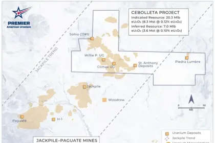 Premier American Uranium Successfully Completes Drilling Program at Cebolleta Project, New Mexico and Delivers Samples for Advanced Metallurgical Testing