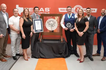 Texas Precious Metals Sets Guinness World Records Title for World's Heaviest Silver Coin
