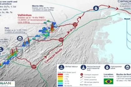 Velhinhas Airborne Geophysics and Drilling Unlocks +9 km Rare Earth Corridor