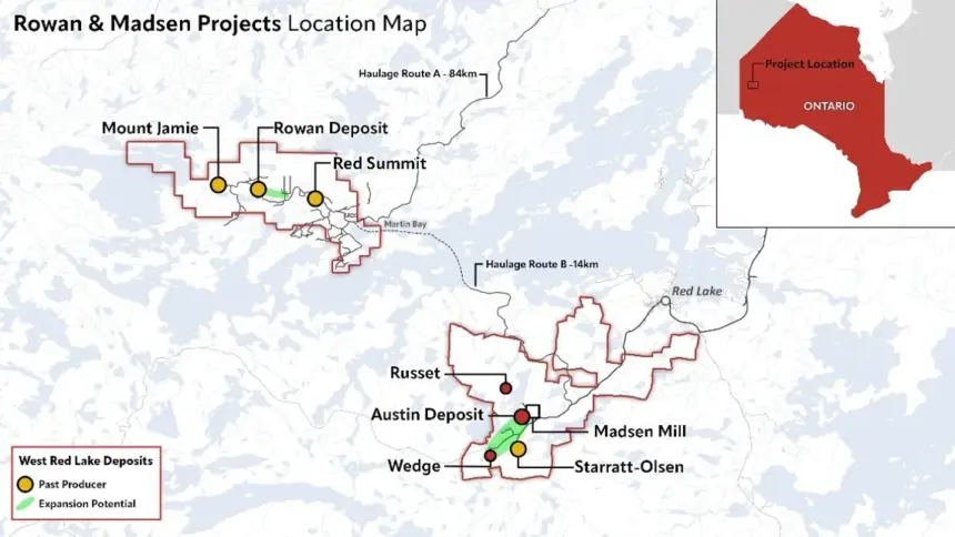 West Red Lake Gold Reports Strong Q2 Operating Progress with 73% Increase in Mined Ounces and 51% Higher Gold Production over Q1 at Madsen Mine