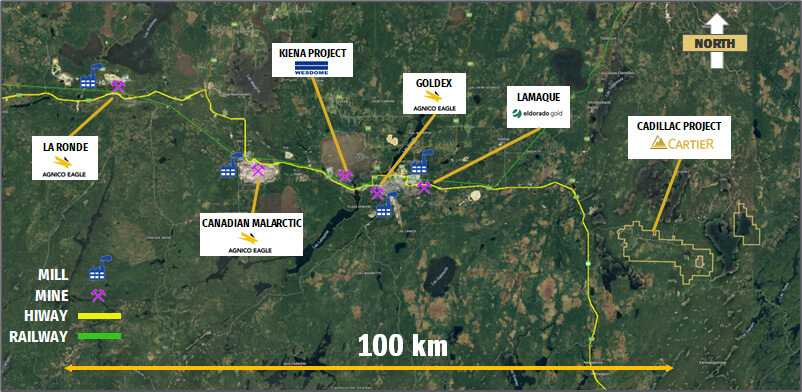 Agnico-backed Cartier lowers Cadillac spend in Quebec gold belt