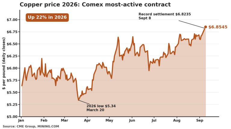 Copper price pauses below record as China’s imports slump, mine supply heads for first drop since 2017