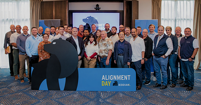The Kodiak commercial team at its Alignment Day meeting September 21–24, in Cincinnati, OH