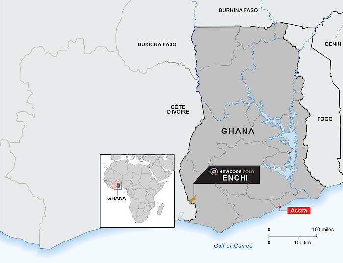 Newcore’s wide gold hit boosts Enchi plan in Ghana