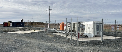 Figure 5 – Newly installed surface power infrastructure for Beta Hunt