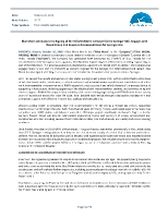 Blue Moon Announces the Signing of the Refurbishment Contract for the Springer Mill, Acquires Accommodations for Springer Site, and Re-Purchases a 1% NSR at Springer Blue Moon Announces the Signing of the Refurbishment Contract for the Springer Mill, Acquires Accommodations for Springer Site, and Re-Purchases a 1% NSR at Springer