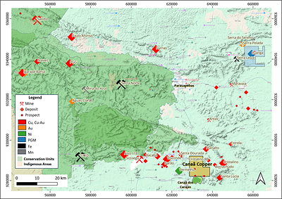 Figure 1: Canaã Copper Project location. Figure 1: Canaã Copper Project location.