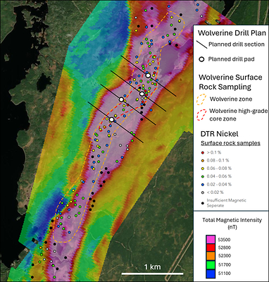 Figure 3 – Wolverine Drill Target