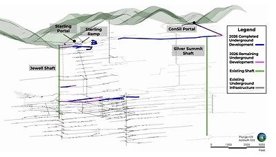 Figure 1: Sunshine Mine Footprint as of October 2026